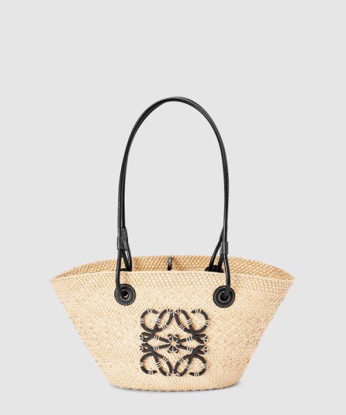 로에베 스몰 애너그램 바스켓 백 - 이라카 팜 & 카프스킨