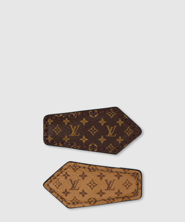 루이비통 백스테이지 미니 헤어 클립 브라운 M02185