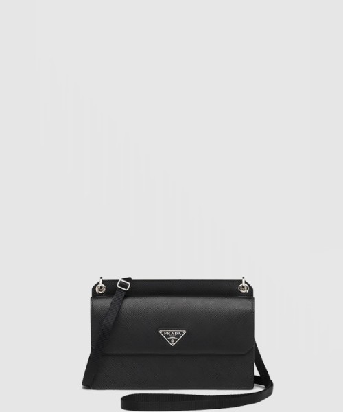 프라다 삼각 로고 사피아노 폰 홀더 숄더백 2ZH107