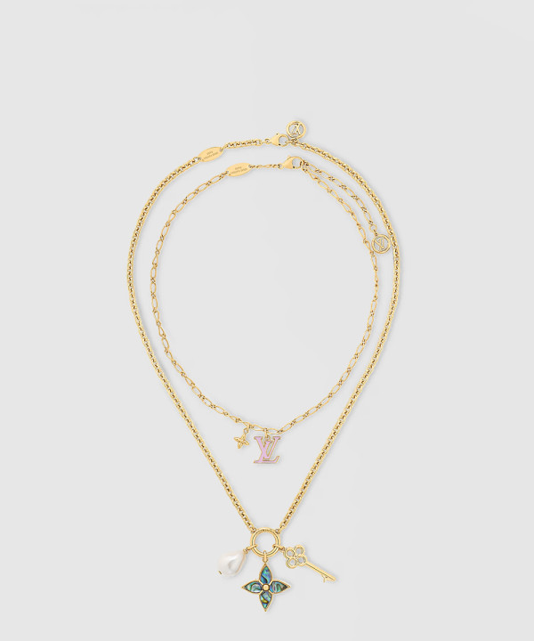 루이비통 레이어 목걸이 M02318