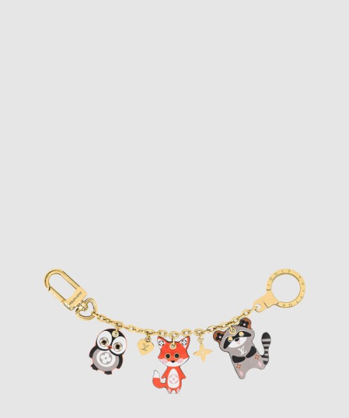 루이비통 콜간테 이 라베로 콘 카데나 동물 키홀더 M68997