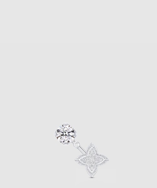 루이비통 다이아몬드 더블 스터드 귀걸이 Q06407