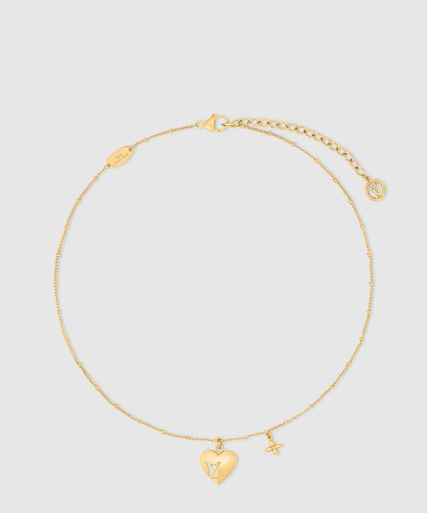 루이비통 마이 LV 하트 목걸이 M02310