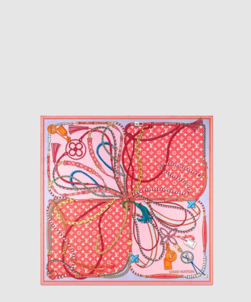 루이비통 믹스 앤드 스트랩 스퀘어 90