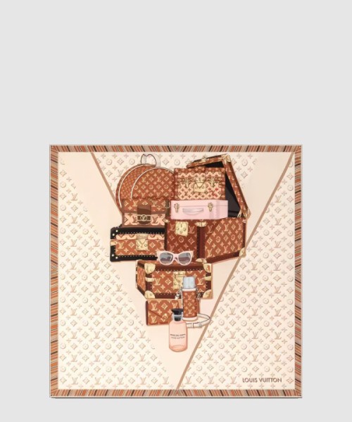 루이비통 모노그램 플라워 스퀘어 90 M77802