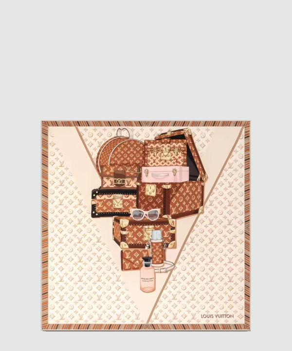 루이비통 모노그램 플라워 스퀘어 90 M77802