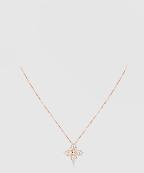 루이비통 다이아몬드 블라썸 긴 목걸이 Q93522