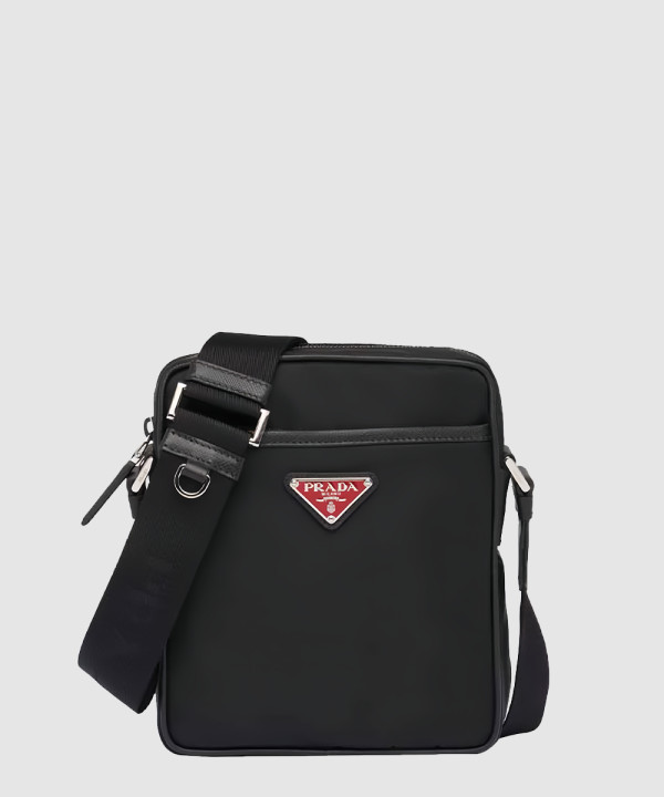 프라다 리나일론 및 사피아노 숄더백 2VH112