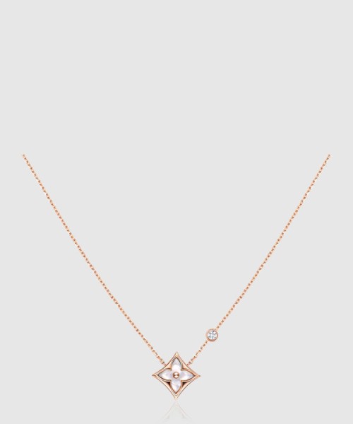 루이비통 목걸이 컬러 블라썸 BB 스타 펜던트 Q93892