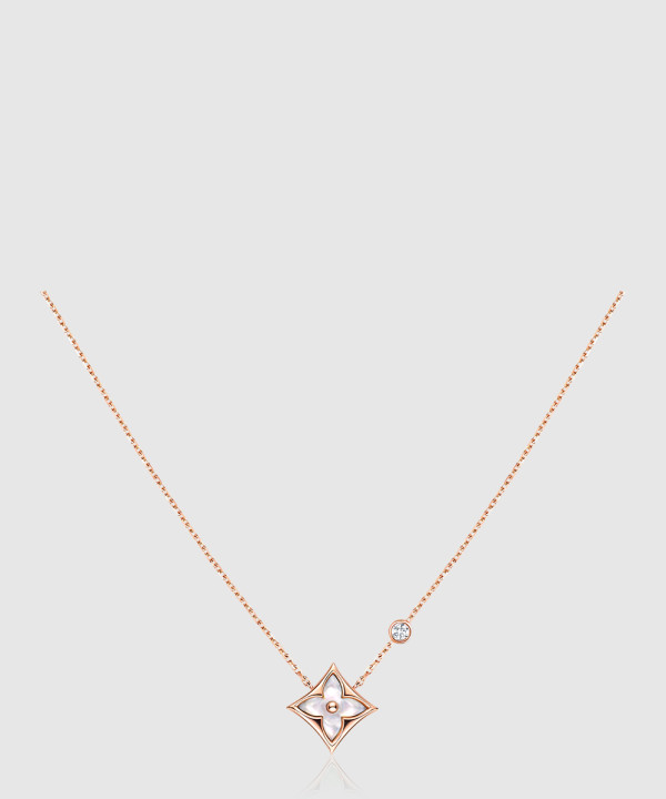 루이비통 목걸이 컬러 블라썸 BB 스타 펜던트 Q93892