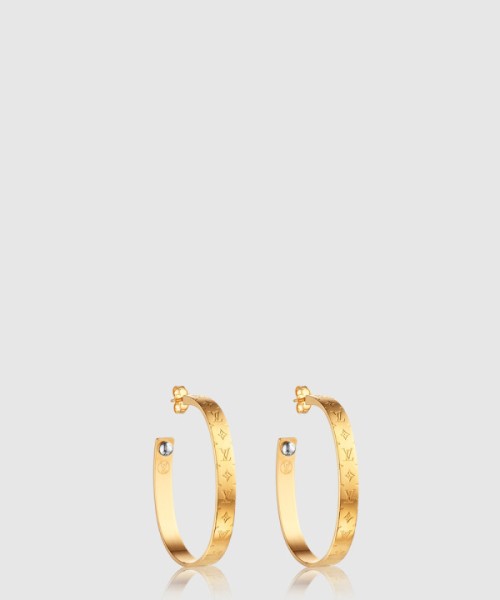 루이비통 나노그램 후프 귀걸이 M00220