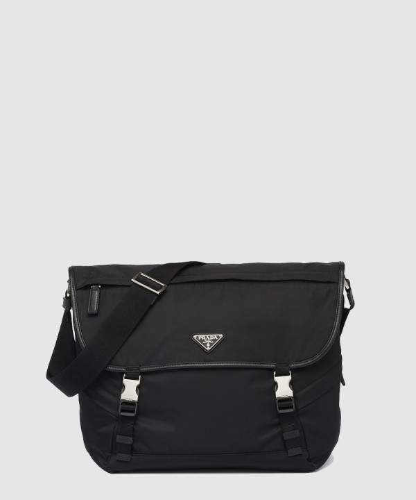 프라다 리나일론 및 가죽 숄더백 2VD052