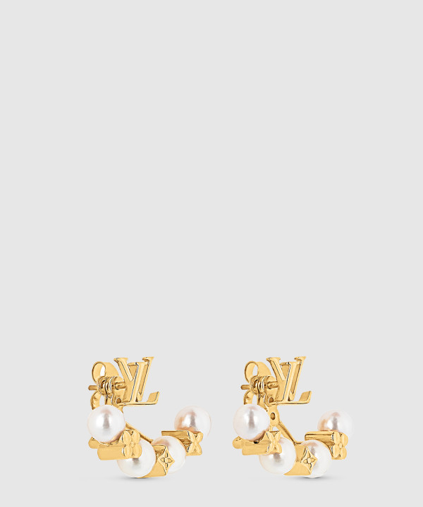 루이비통 미니그램 펄 귀걸이 M01258