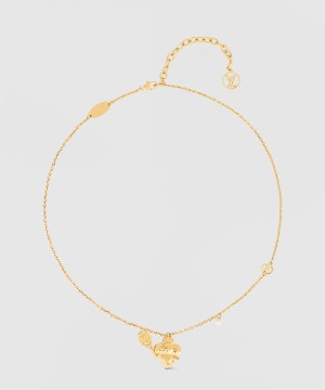 루이비통 비비엔 온 더 코트 목걸이 M00755