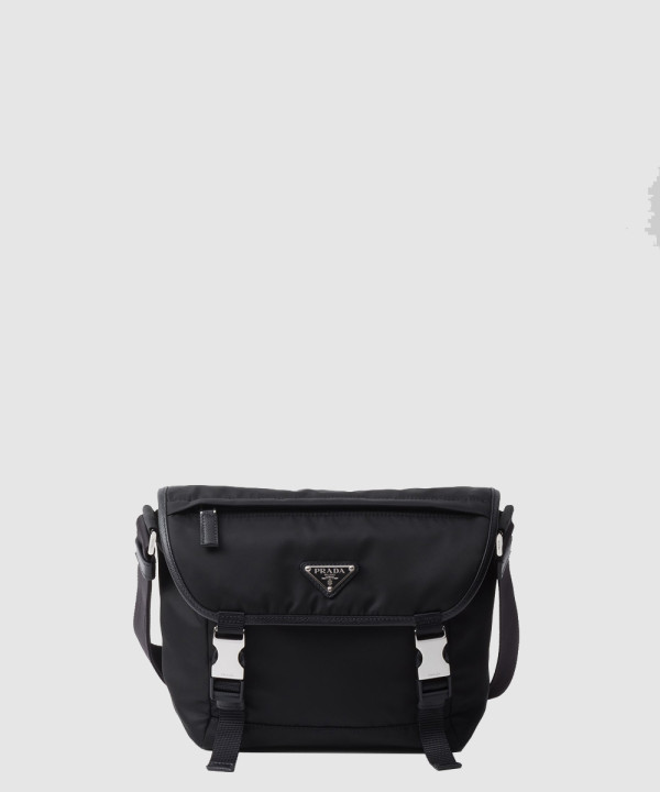 프라다 리나일론 및 사피아노 가죽 숄더백 2VD066