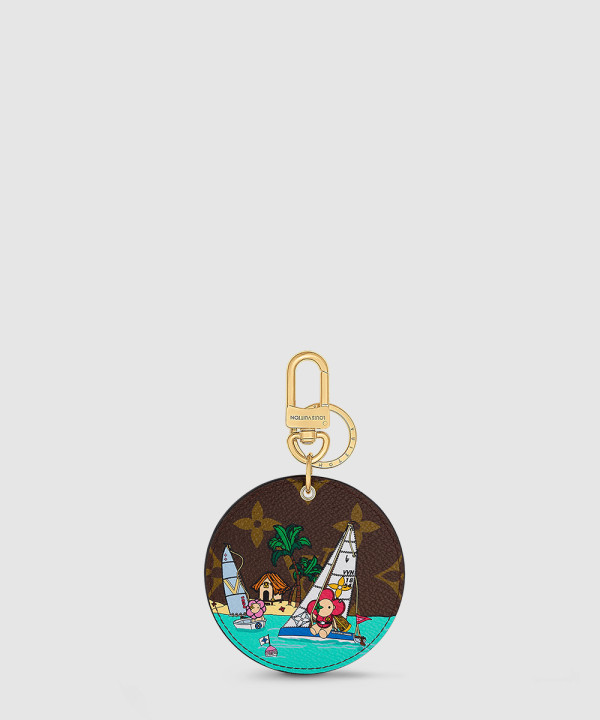 루이비통 일러스트 비비엔 세일 백 참 & 키 홀더 M82634