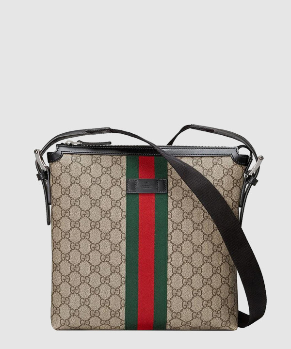 구찌 GG수프림 크로스백 387111