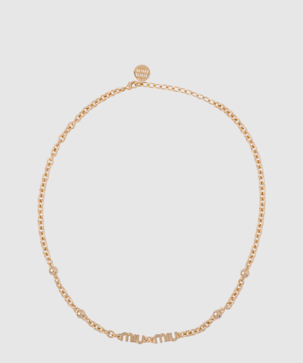 미우미우 메탈 네크리스 5IC059