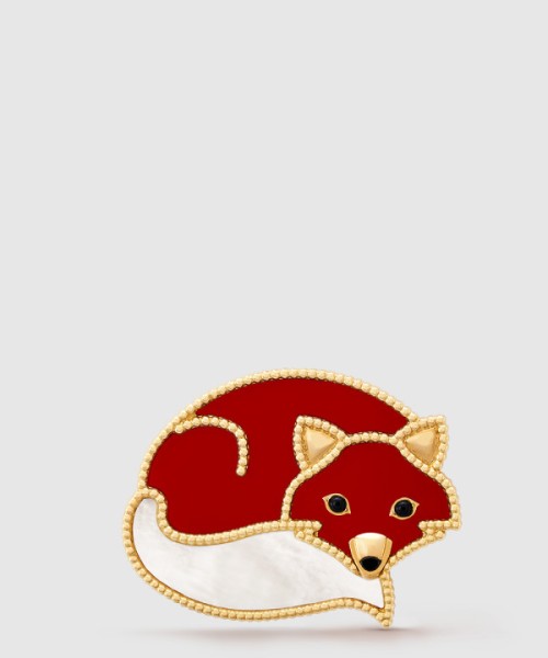 반클리프 럭키 애니멀 폭스 클립 9RY00