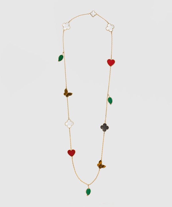 반클리프 럭키 알함브라 롱 네크리스 80100