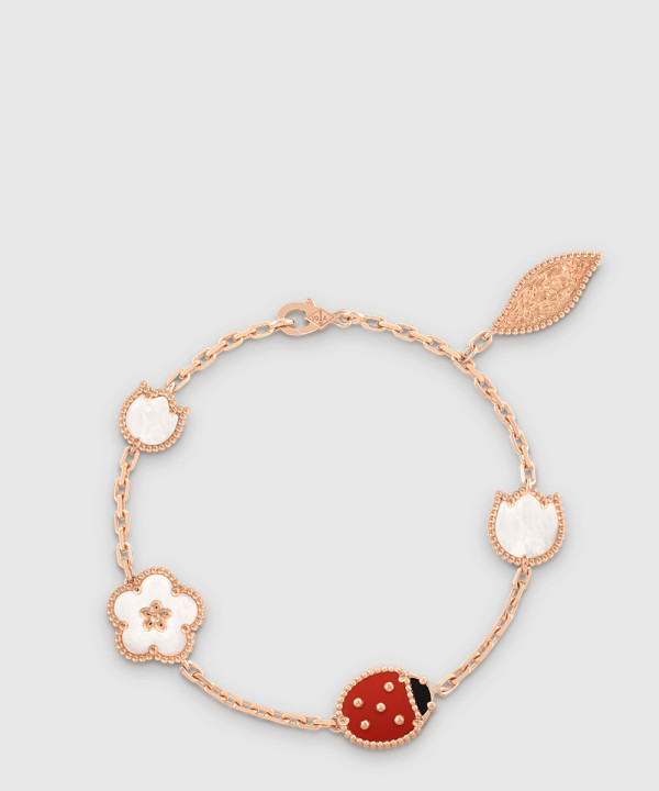 반클리프 럭키 스프링 팔찌 7RR00