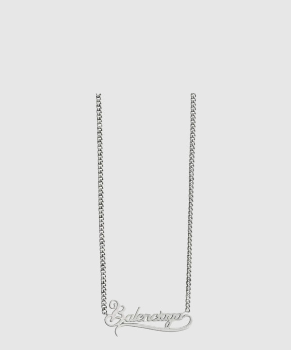발렌시아가 로고 드롭 목걸이 674577