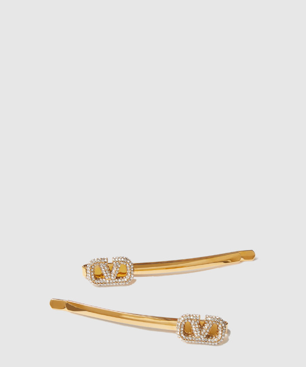 발렌티노 금속 헤어 클립