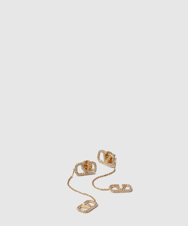 발렌티노 메탈 이어링