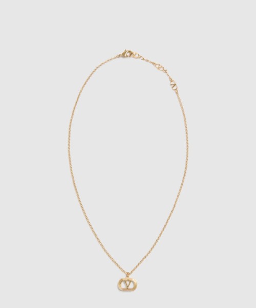 발렌티노 오발 메탈 네크리스