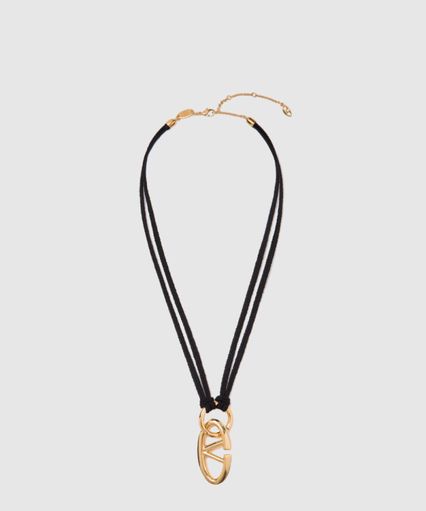 발렌티노 메탈 스트링 네크리스