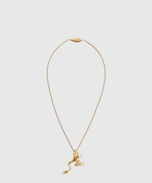 보테가베네타 옐로우 골드라나 네크리스 826942