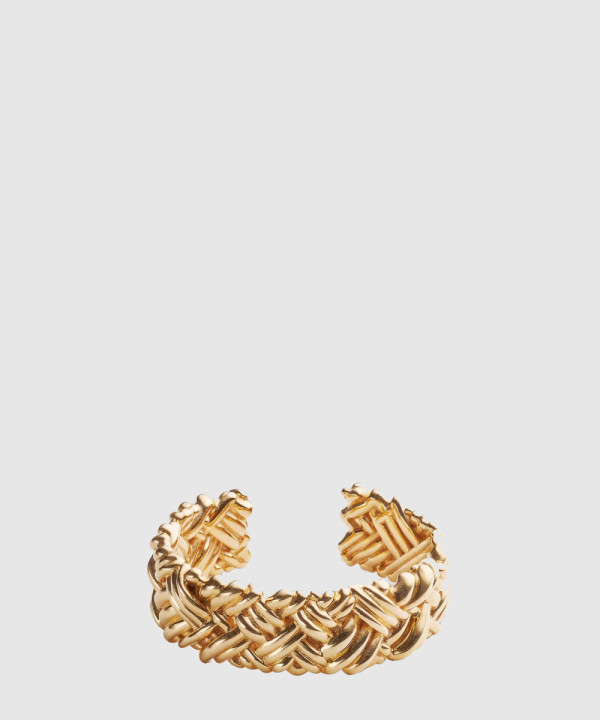 보테가베네타 라지 인트레치오 커프스 브레이슬릿 796381