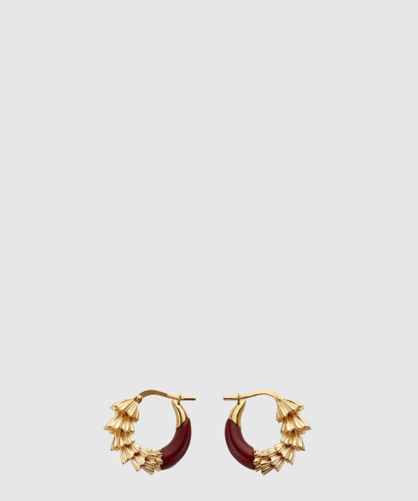 보테가베네타 드래곤 후프 이어링 775011