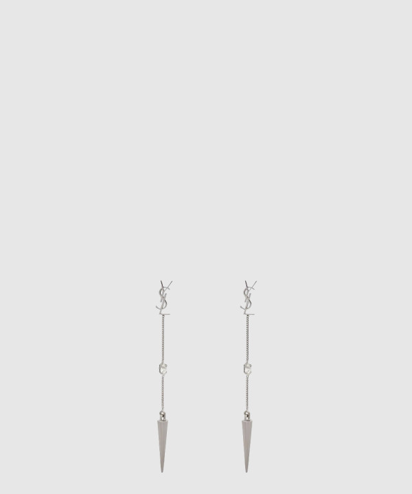 생로랑 라인스톤 스파이크 귀걸이 710726