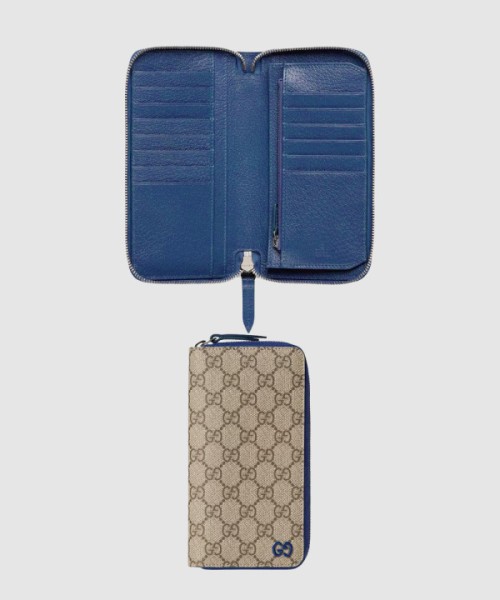 구찌 바이컬러 지퍼 지갑 822051