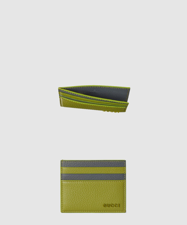 구찌 로고 바이컬러 카드 케이스 817043