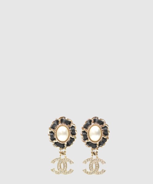 샤넬 더블 C 진주 귀걸이 AB6768