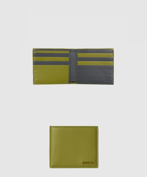 구찌 내부 투톤 플랩 지갑 로고 지갑 817019