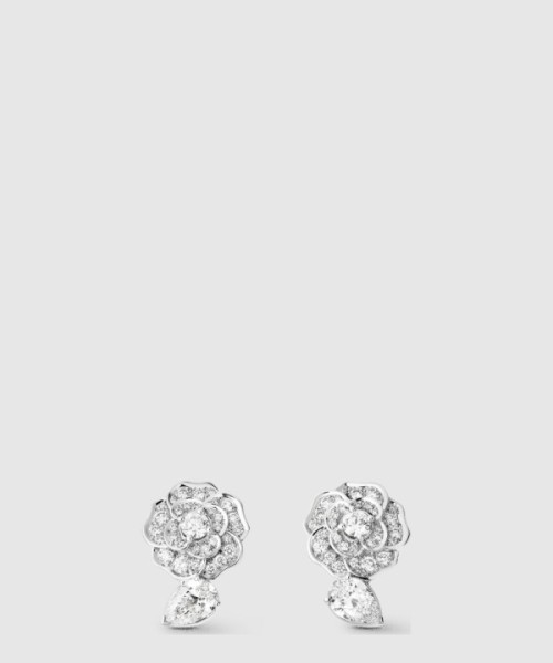 샤넬 카멜리아 귀걸이 J11337