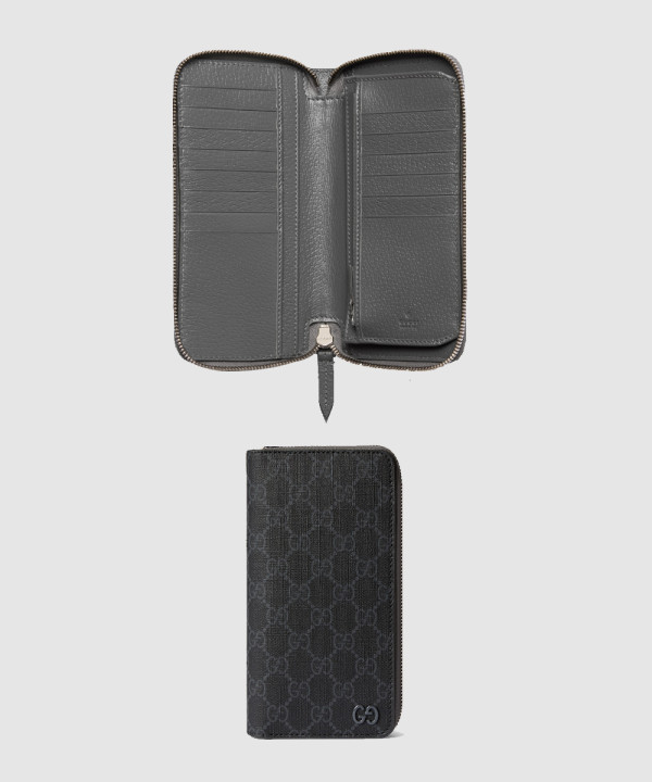 구찌 바이컬러 지퍼 지갑 822051