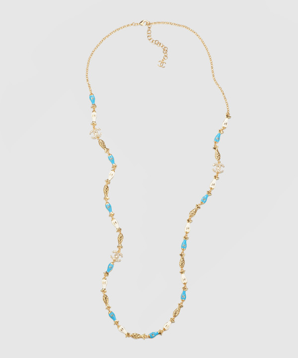 샤넬 롱 네크리스 ABF042