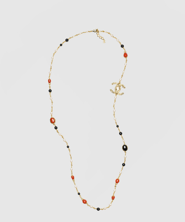 샤넬 롱 네크리스 ABE641