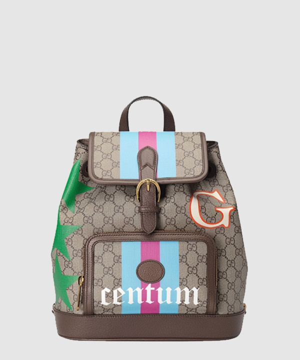 구찌 인터로킹 G 디테일의 백팩 674147