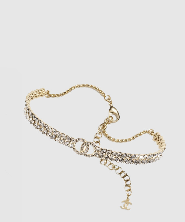 샤넬 CC 로고 크리스탈 초커 ABA559