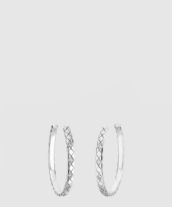 샤넬 COCO CRUSH 후프 귀걸이 J12094