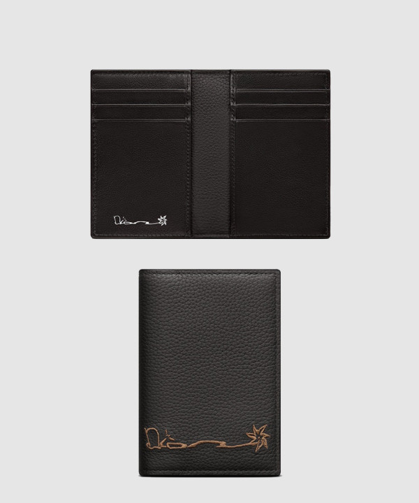 디올 칵투스 잭 접이식 카드 지갑 2ESCH