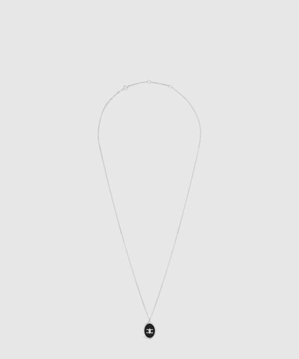 셀린느 트리옹프 드 리 메달 목걸이 461IW6