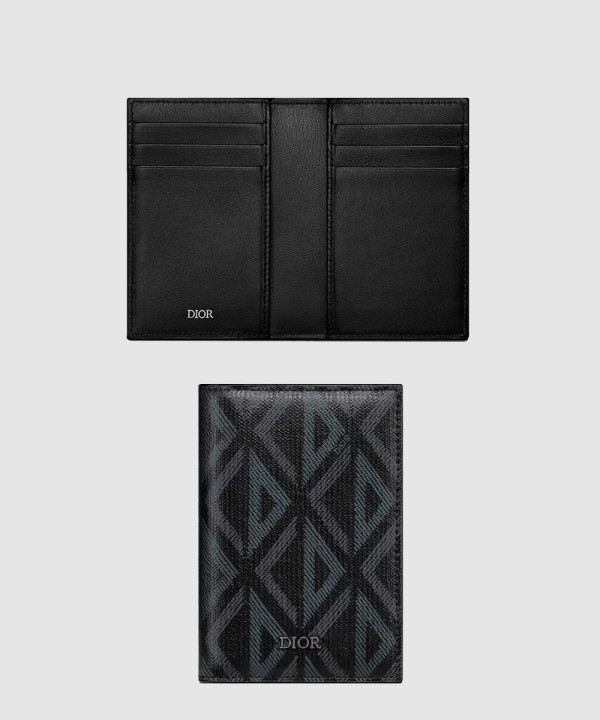 디올 버티컬 2단 카드 지갑 2ESCH