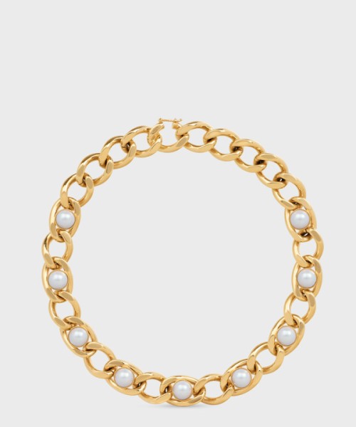 셀린느 수지 진주 목걸이 461FK6