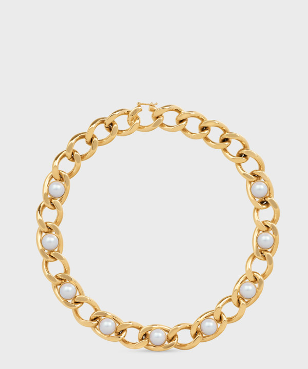 셀린느 수지 진주 목걸이 461FK6